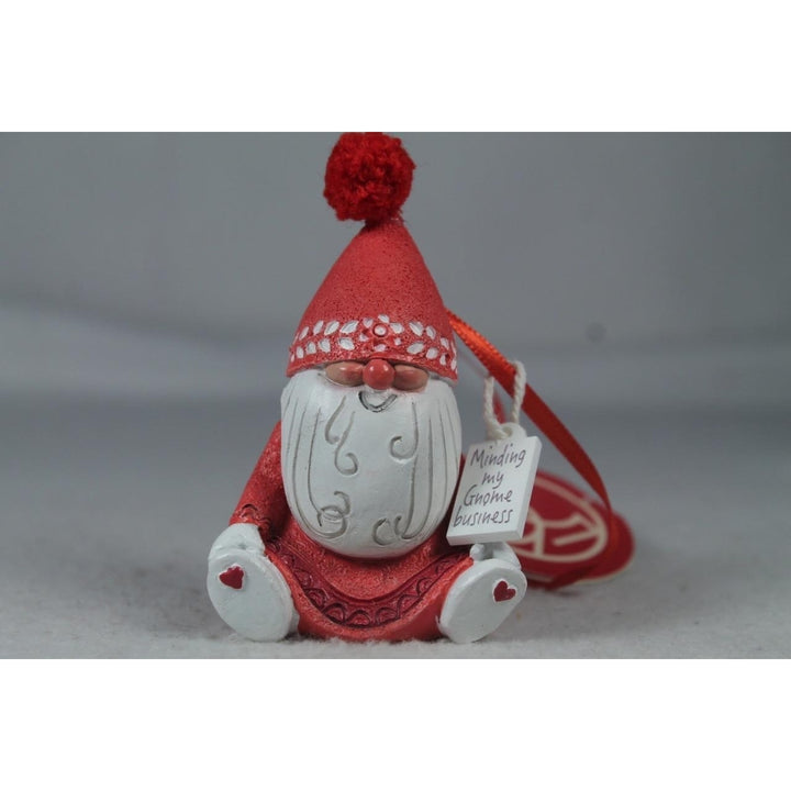 Dept 56 Snowpinions Snowgnome Minding My Gnome Business Ornament 6011500 Image 1