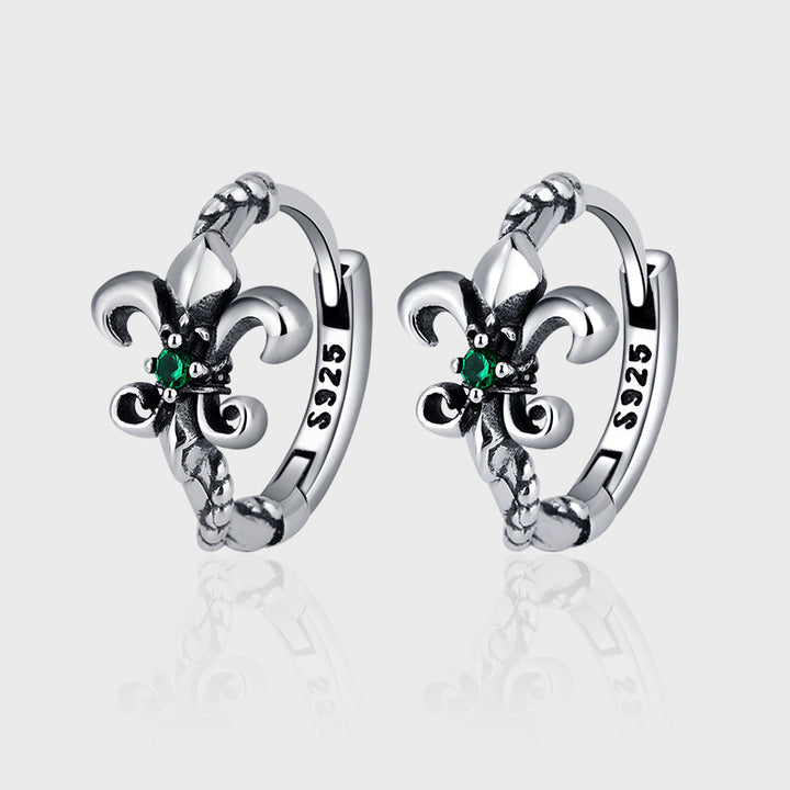 Wanying jewelry diamond -shaped hearing earrings s925 sterling silver design sense niche earrings light luxury Image 3
