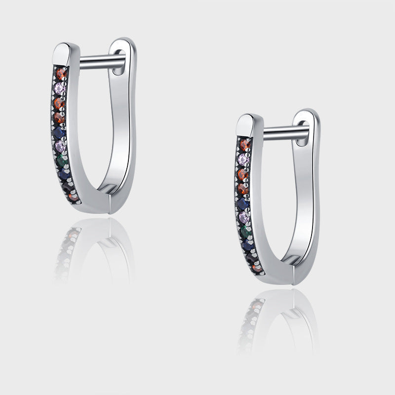 S925 Tremella Tremella Womens INS Wind Korean Blue Ear Jewelry Design Sensory Earlier Earrier Earlier Image 4