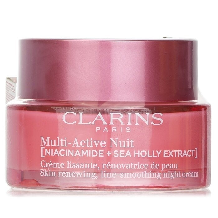 Clarins - Multi-Active Nuit (Niacinamide + Sea Holly Extract) Skin Renewing Line-Smoothing Night Cream Dry Image 1