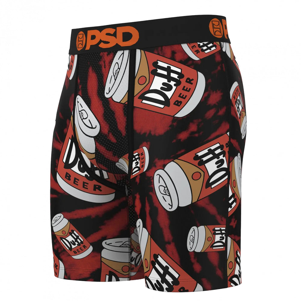 The Simpsons Duff Beer Tie-Dye PSD Boxer Briefs Image 2