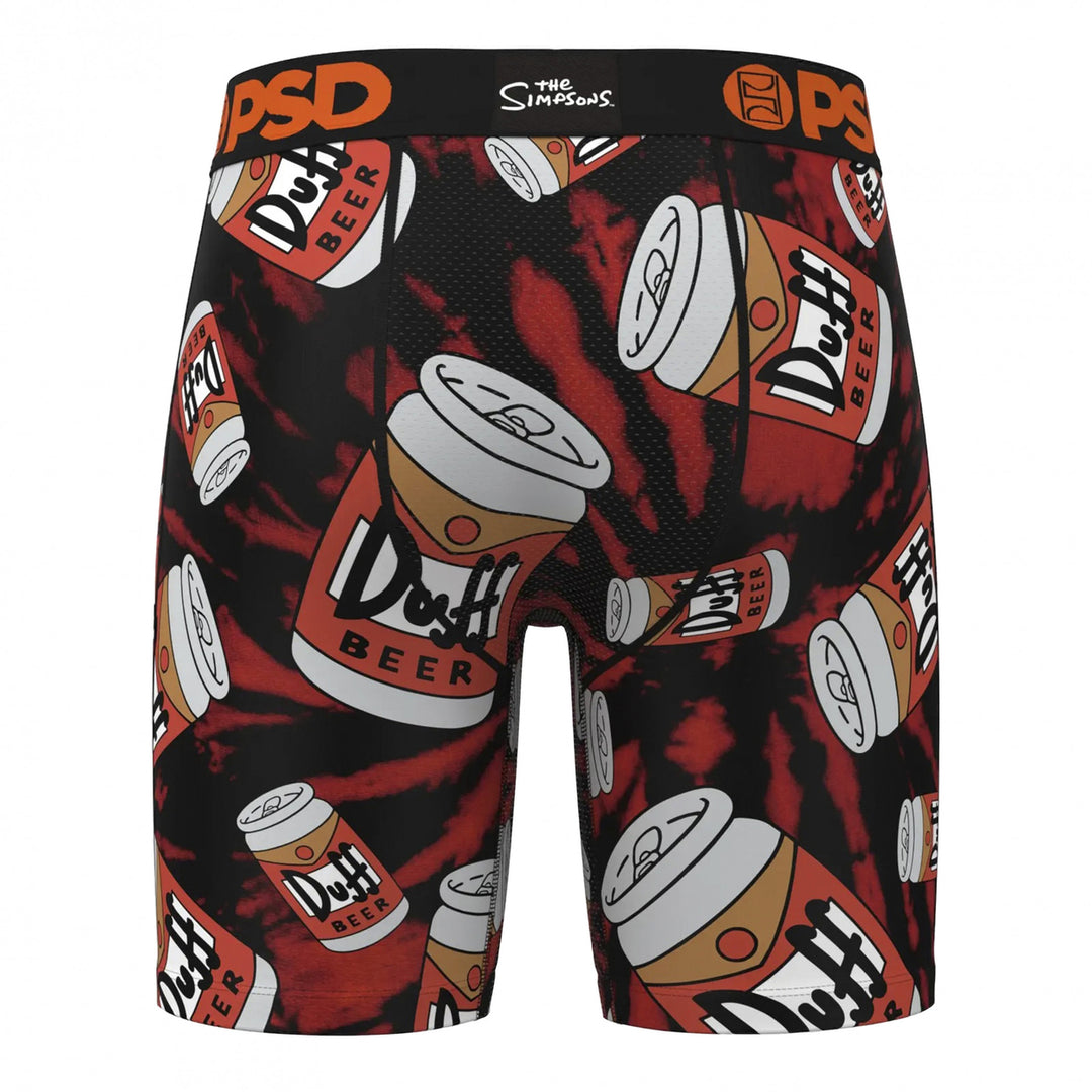 The Simpsons Duff Beer Tie-Dye PSD Boxer Briefs Image 4