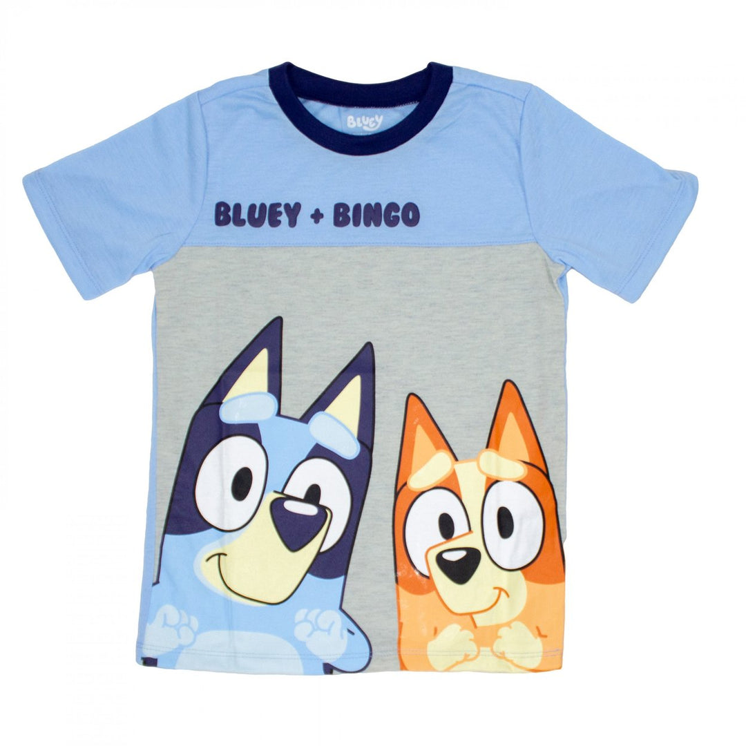 Bluey and Bingo Hanging Out Toddler Boys T-Shirt Image 1