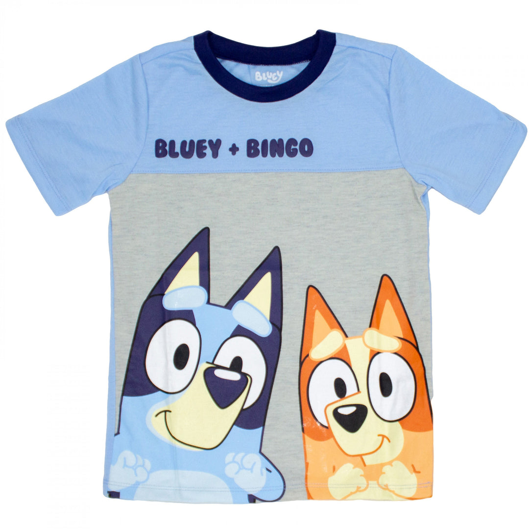 Bluey and Bingo Hanging Out Youth Boys T-Shirt Image 1