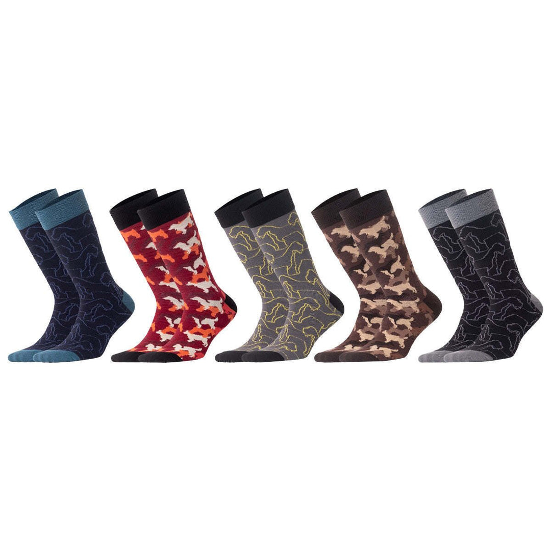 Breathable Dogs Men Socks Set Image 1