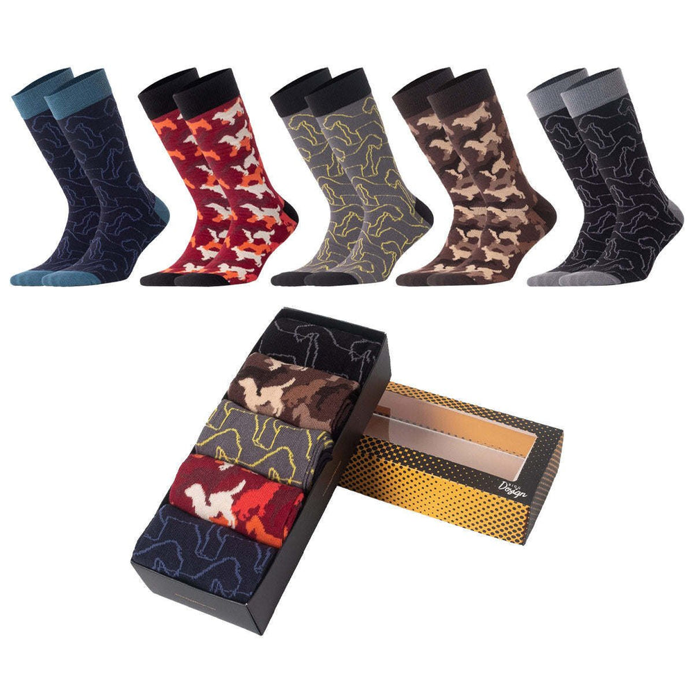 Breathable Dogs Men Socks Set Image 2