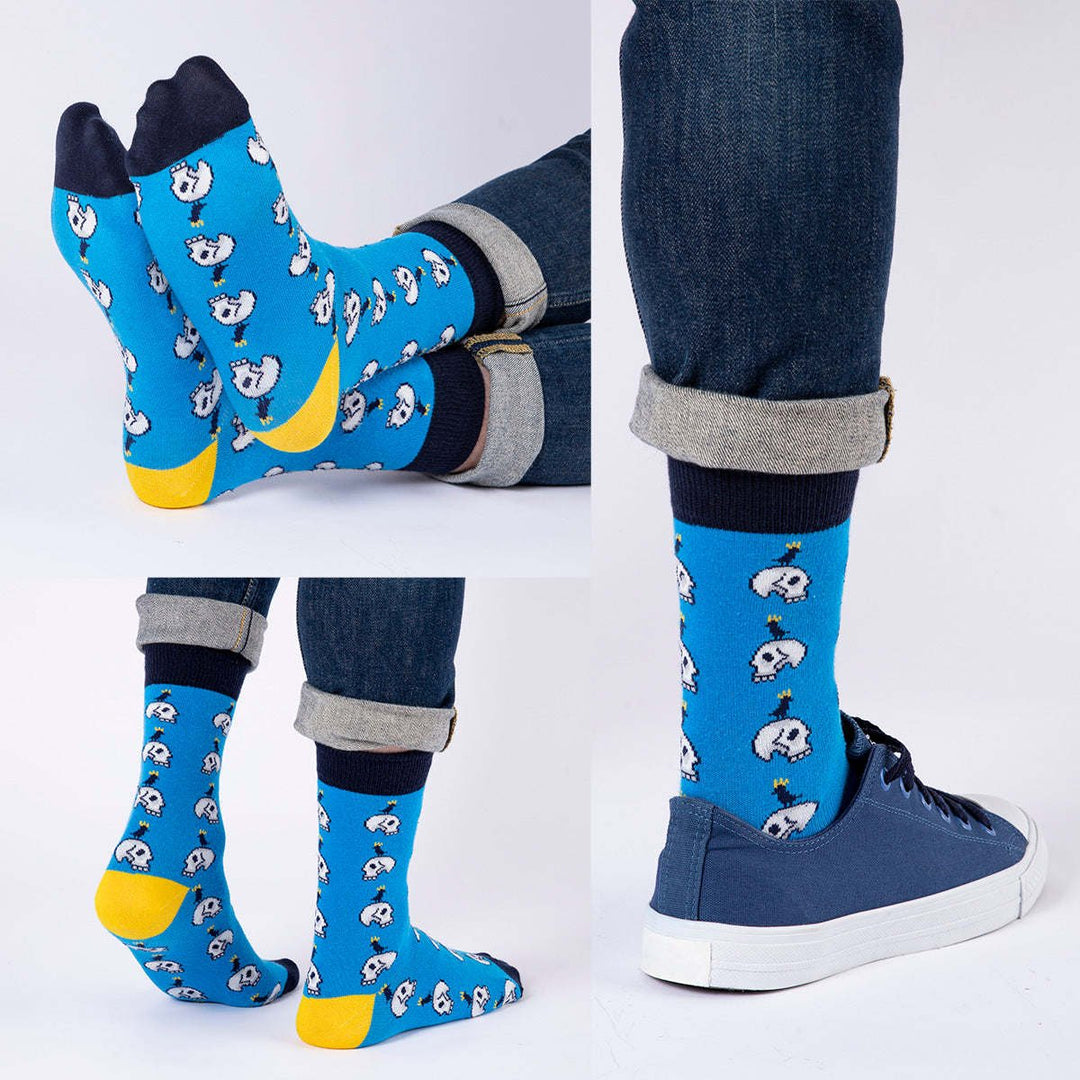 Breathable Colorful Design Mens Socks Set Image 4