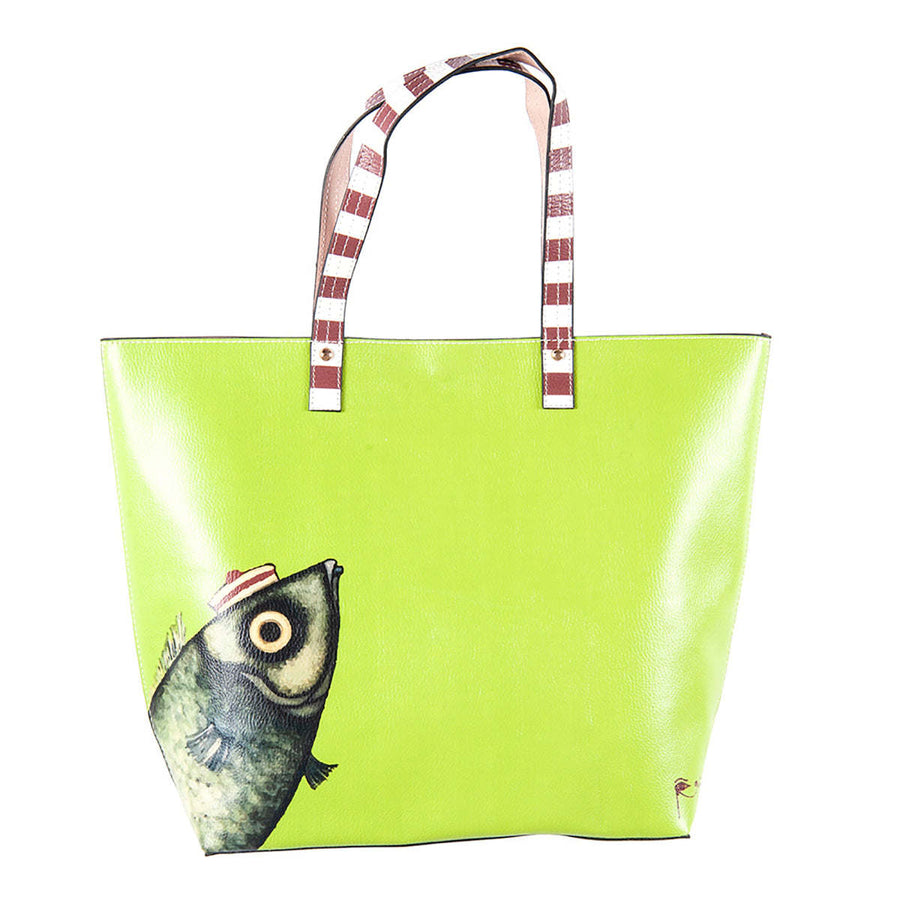 Large Capacity Pistachio Shoulder Tote Bag Image 1