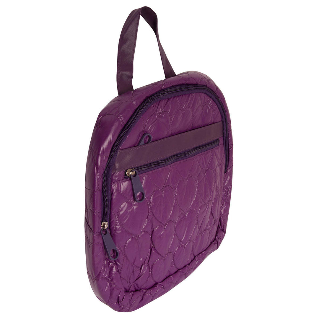 Purple Backpack With Adjustable Shoulder Strap Image 3