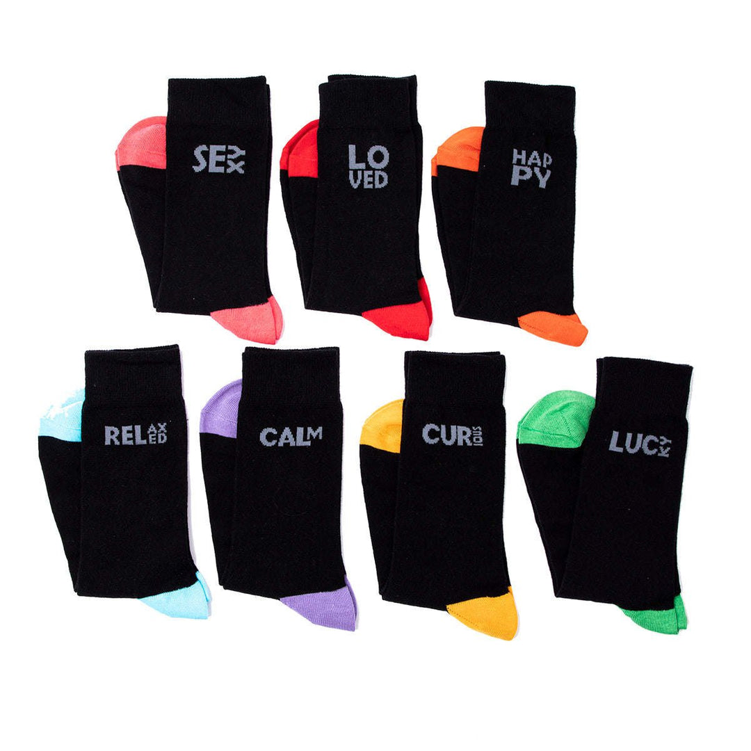 Moods Up 7 Pcs Mens Socks Set Image 3