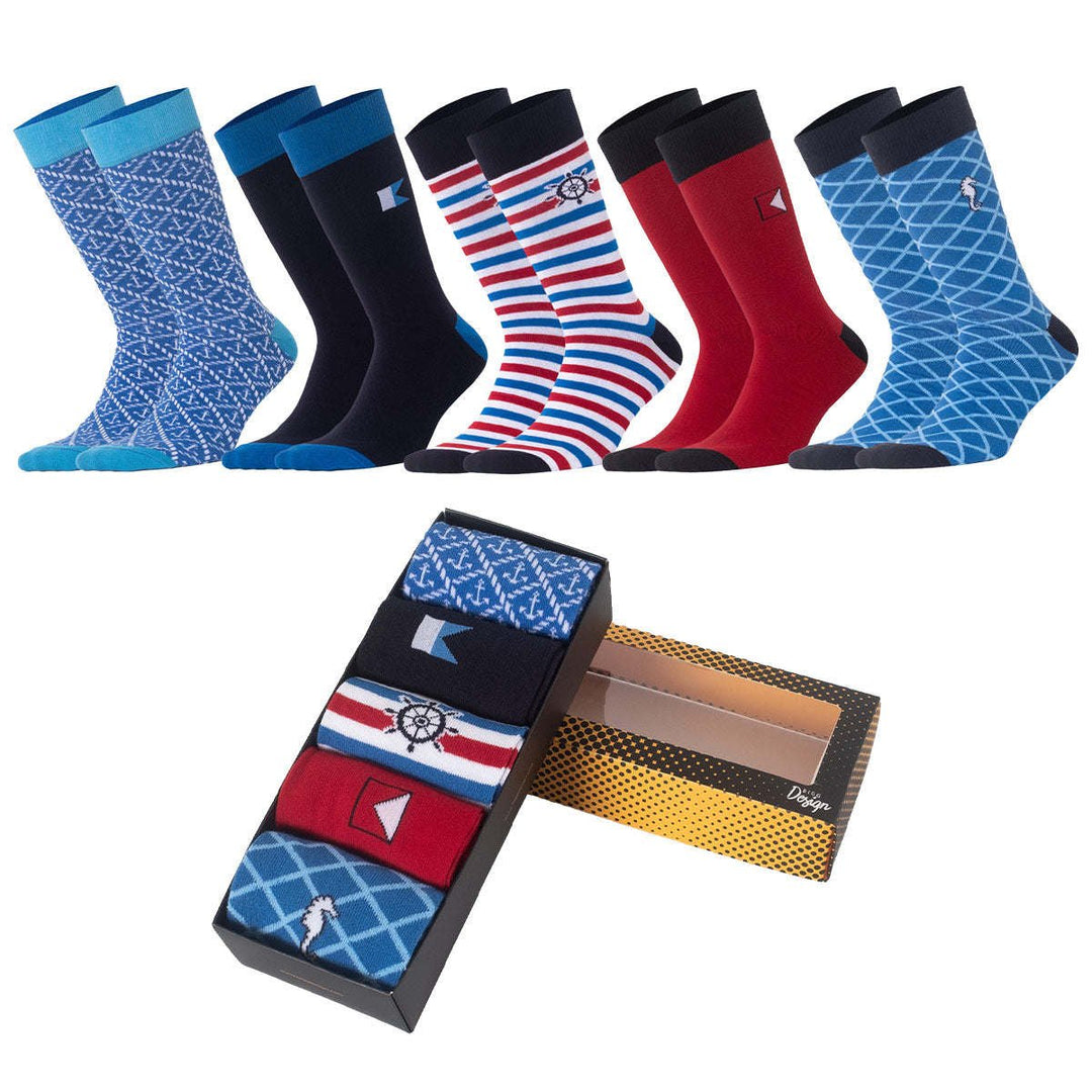 Ocean Mens Socks Set of 5 Image 2