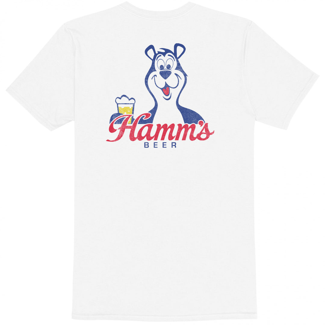 Hamms Beer Cheers Front and Back Print T-Shirt Image 3