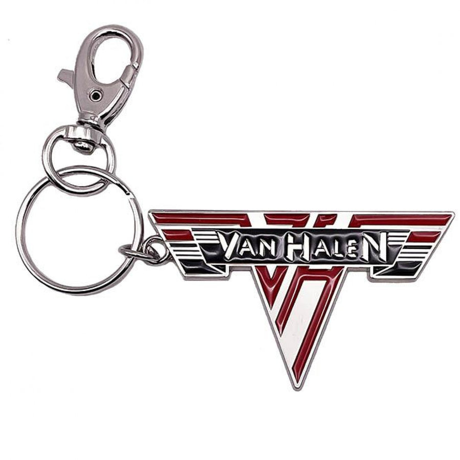 Van Halen Logo Metal Keychain Image 1