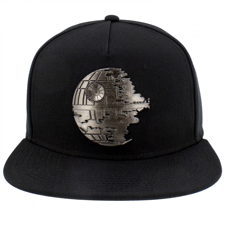 Star Wars Destroyed Death Star Flatbill Snapback Hat Image 2