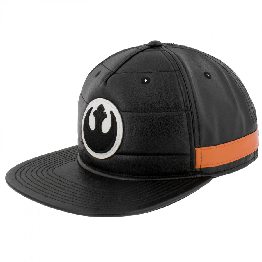 Star Wars Rebel Icon Flatbill Snapback Hat Image 1