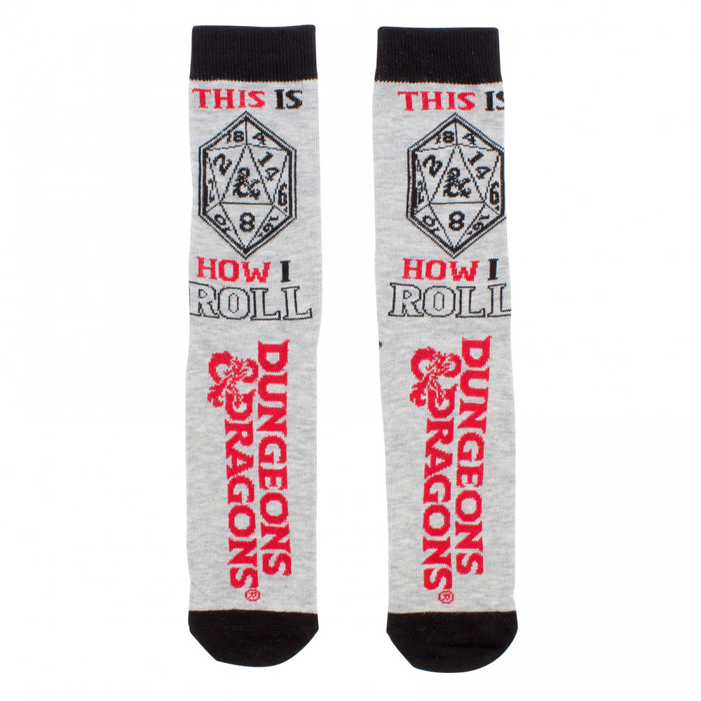 Dungeons and Dragons Assorted 6-Pack Crew Socks Image 2