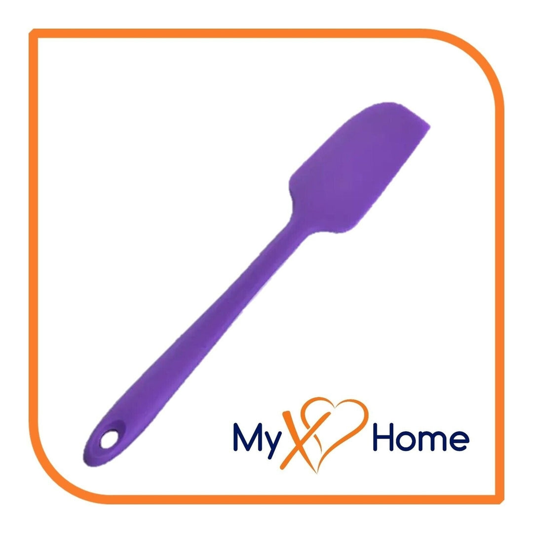 9" Purple Silicone Spatula by MyXOHome (1 2 4 or 6 Spatulas) Image 1