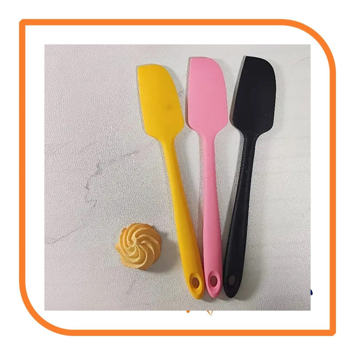 9" Yellow Silicone Spatula by MyXOHome (1 2 4 or 6 Spatulas) Image 4