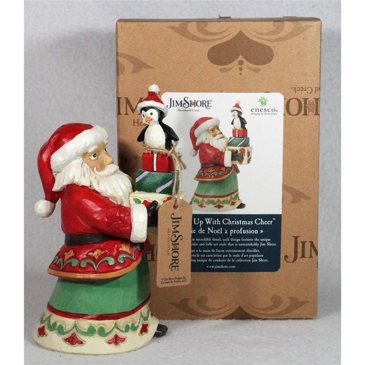 Jim Shore Figurine Loaded Up with Christmas Cheer- 2024 - in Box 6015470 Image 4