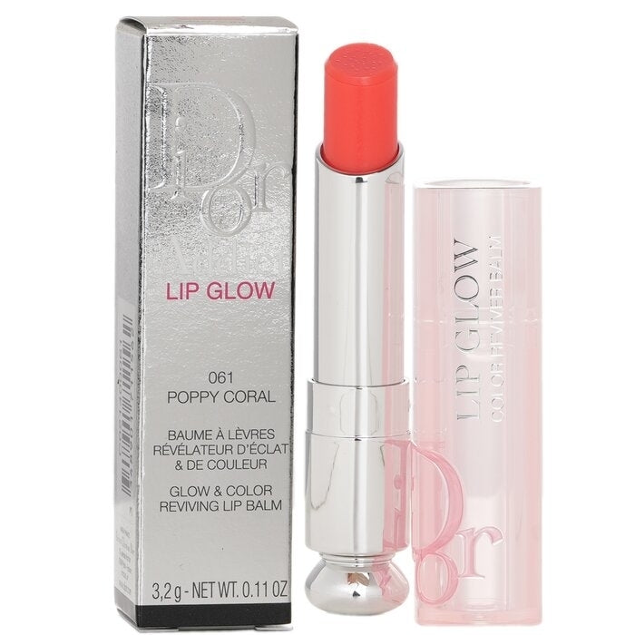 Christian Dior - Dior Addict Lip Glow and Colour Reviving Lip Balm 061 Poppy Coral(3.2g/0.11oz) Image 2