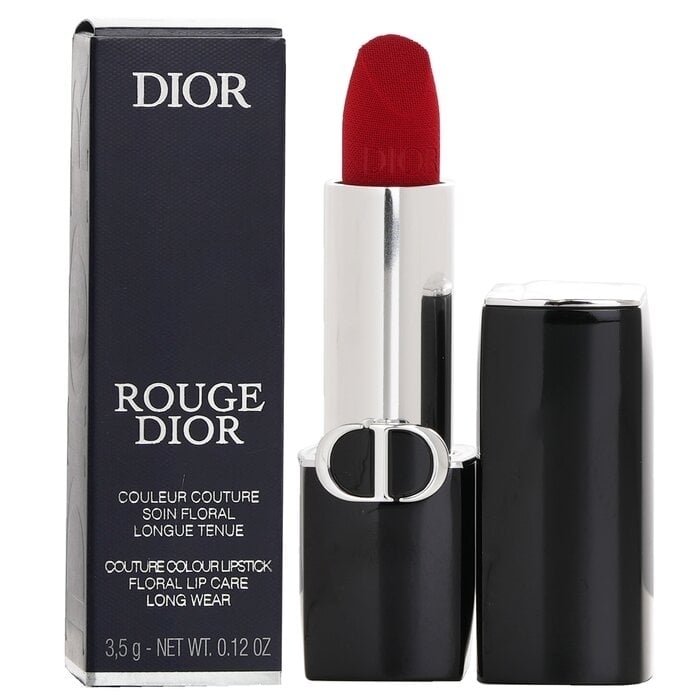 Christian Dior - Rouge Dior Couture Colour Velvet and Satin Finishes Lipstick - 999 Velvet Finish(3.5g/0.12oz) Image 2