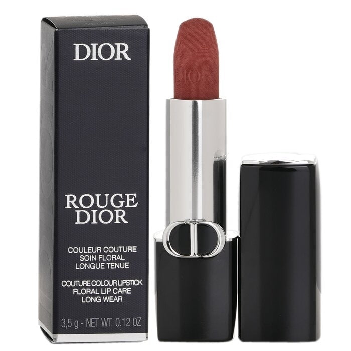 Christian Dior - Rouge Dior Couture Colour Velvet and Satin Finishes Lipstick - 100 Nude look Velvet Image 2