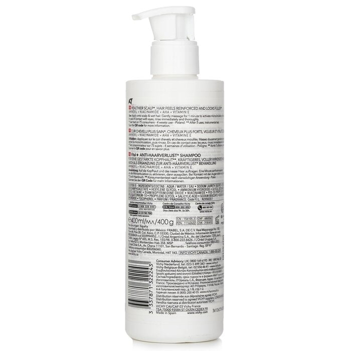 Vichy - Dercos Stimulating Shampoo(400ml) Image 2