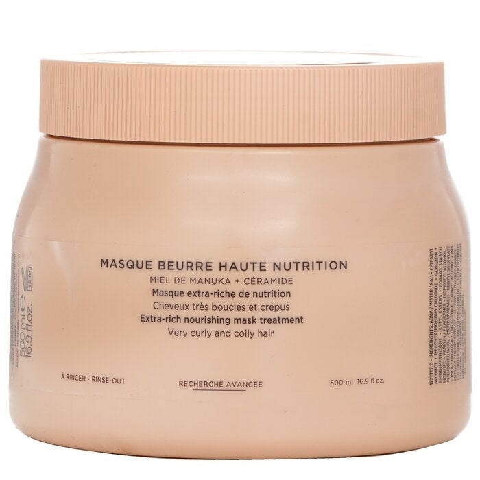 Kerastase - Curl Manifesto Masque Beuue Haute Nutrition Hair Mask (For Very Curly And Coily Hair)(500ml/16.9oz) Image 1