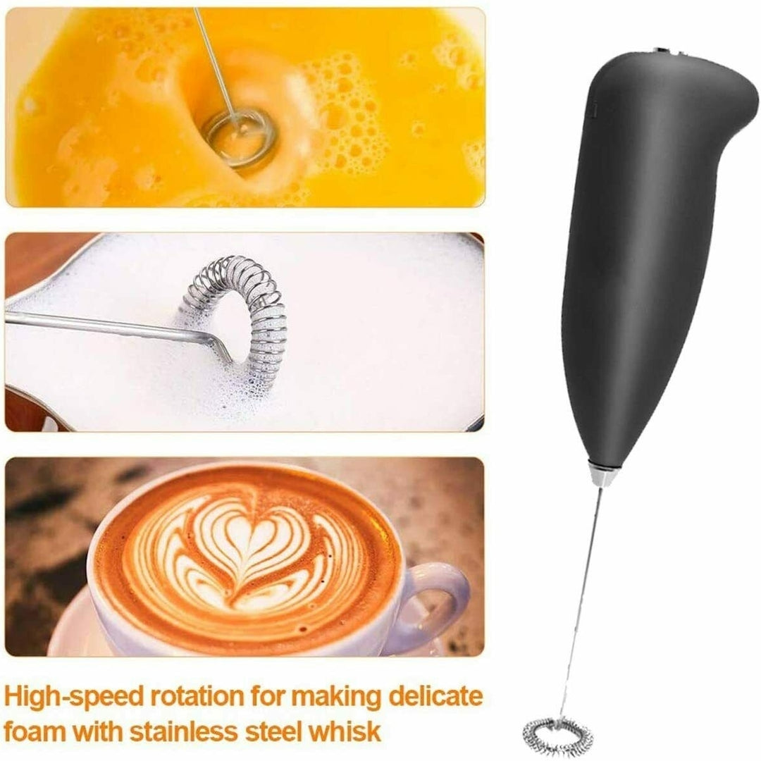 Electric Mixer - Cappuccino Milkshake Egg Beater Whisk Frother Image 3