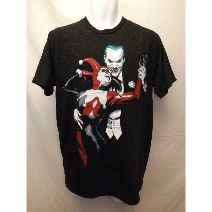 Joker and Harley Quinn Mens Size M Medium Black Shirt Image 1