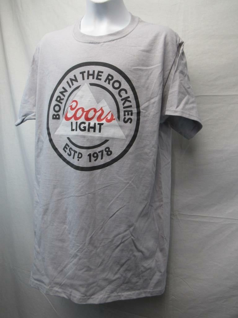 Coors Light Mens Size S Small Gray Shirt Image 2