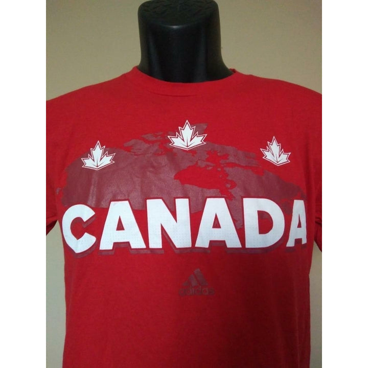 Minor Flaw Canada World Cup Hockey 2016 Mens Size S Small Red Adidas Shirt Image 2