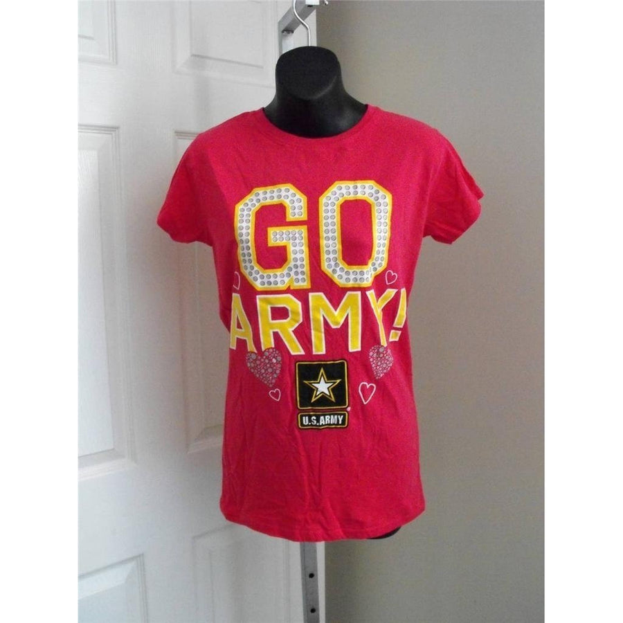 - US ARMY GO ARMY WOMENS SMALL (S) T-SHIRT Image 1