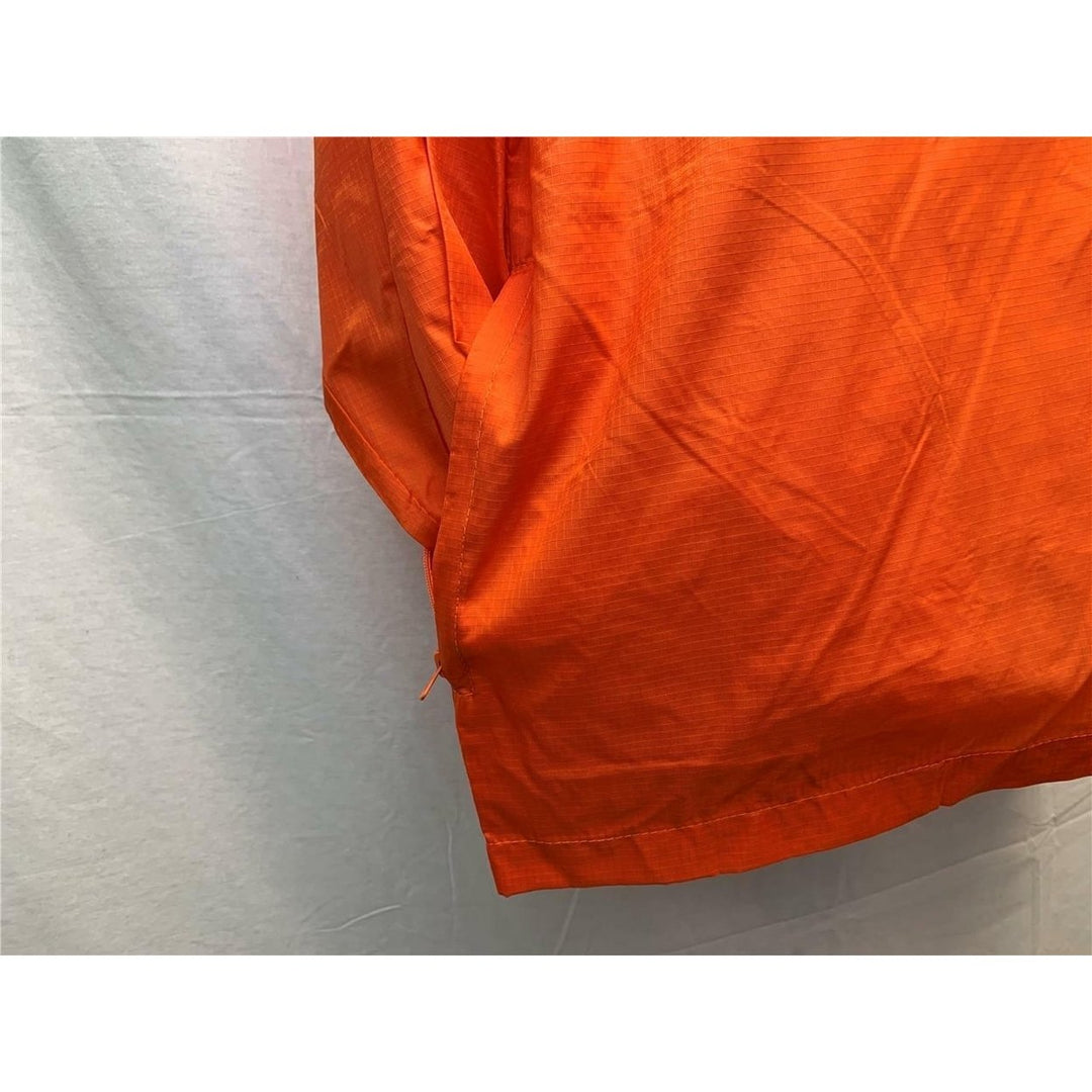 NC Outerbanks Maritime Tradition Mens Size L Orange J.America Windbreaker Image 2