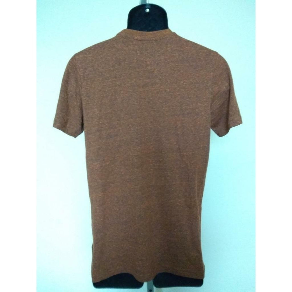 Mens Size M Medium Blank Brown Shirt Image 2