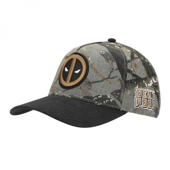 Deadpool Camo Logo Snapback Hat Image 1