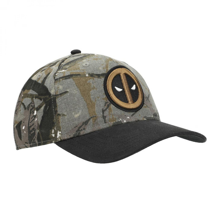 Deadpool Camo Logo Snapback Hat Image 3