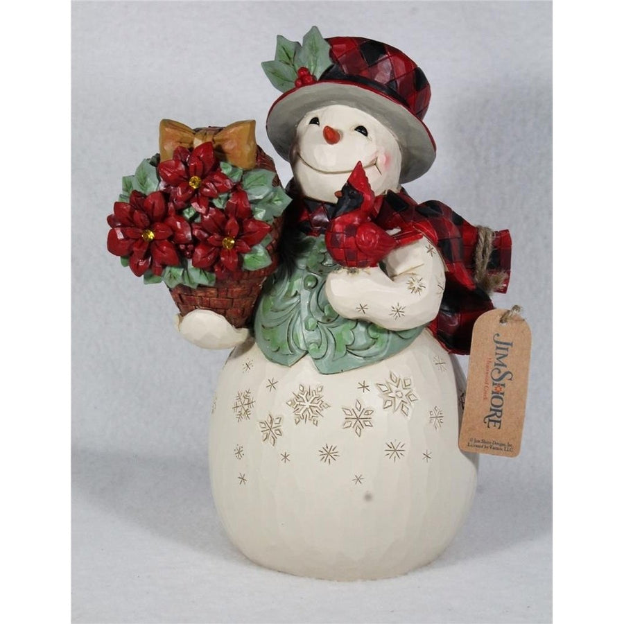 Jim Shore Highland Glen Holiday Blooms- 2024 Figurine - in Box 6015442 Image 1