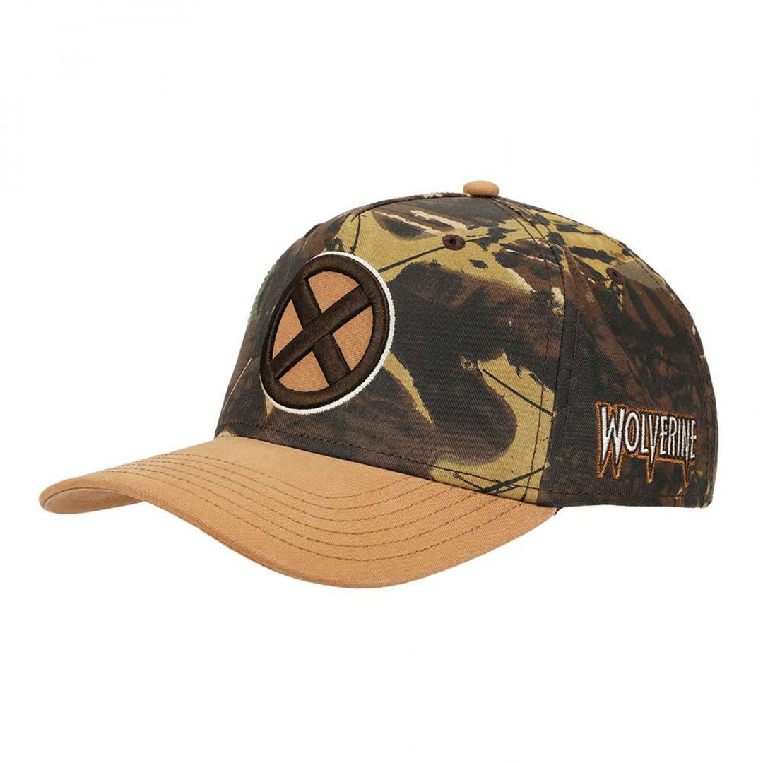 X-Men Wolverine Camouflage Adjustable Snapback Hat Image 1