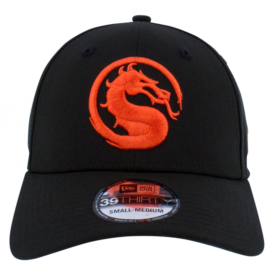 Mortal Kombat Logo Era 39Thirty Fitted Hat Image 2