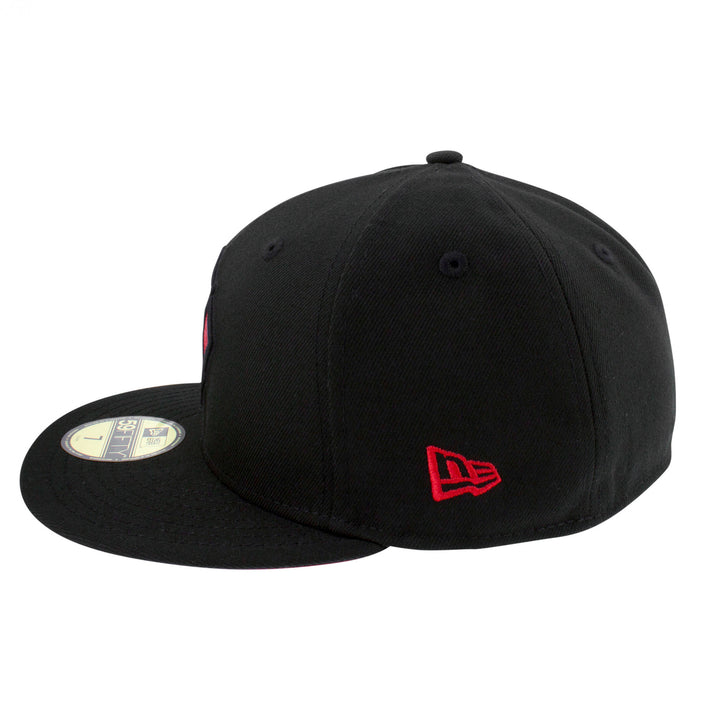 Harley Quinn Logo Era 59Fifty Fitted Hat Image 4