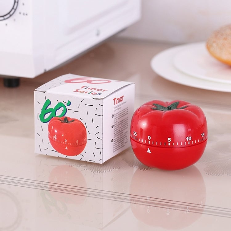 Tomato Shape Kitchen Mechanical Timer Alarm Reminder Image 2