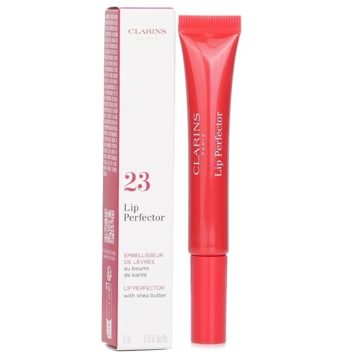 Clarins - Lip Perfector - 23 Pomegranate Glow(12ml/0.35oz) Image 2