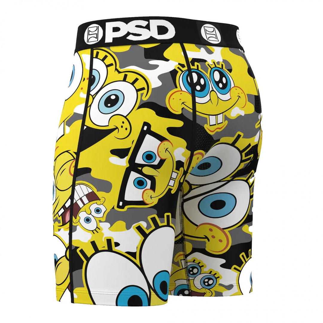 SpongeBob SquarePants Face Camo PSD Boxer Briefs Image 3