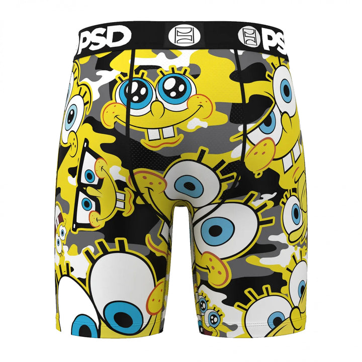 SpongeBob SquarePants Face Camo PSD Boxer Briefs Image 4