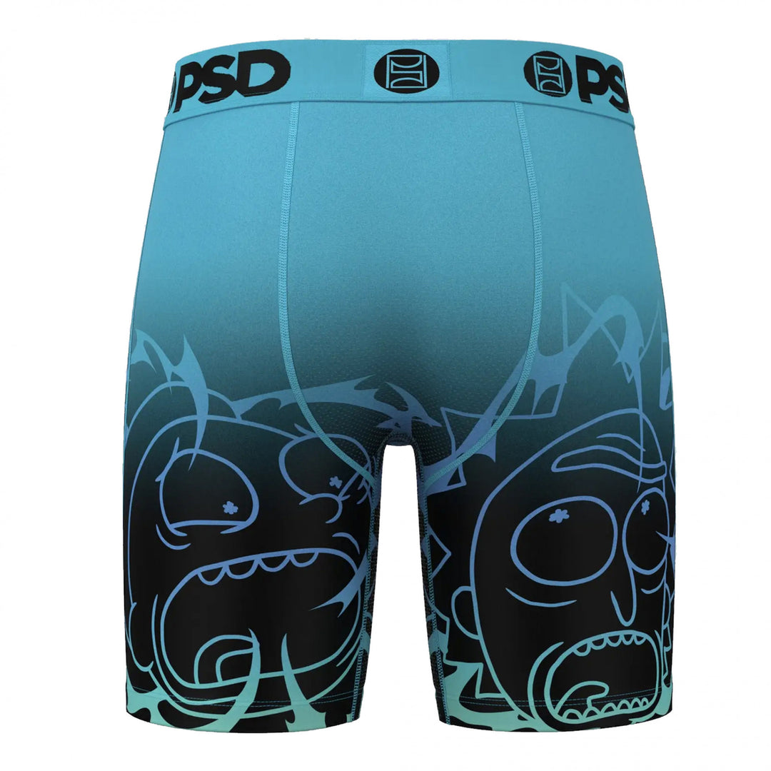 Rick and Morty Aqua PSD Boxer Briefs Image 4