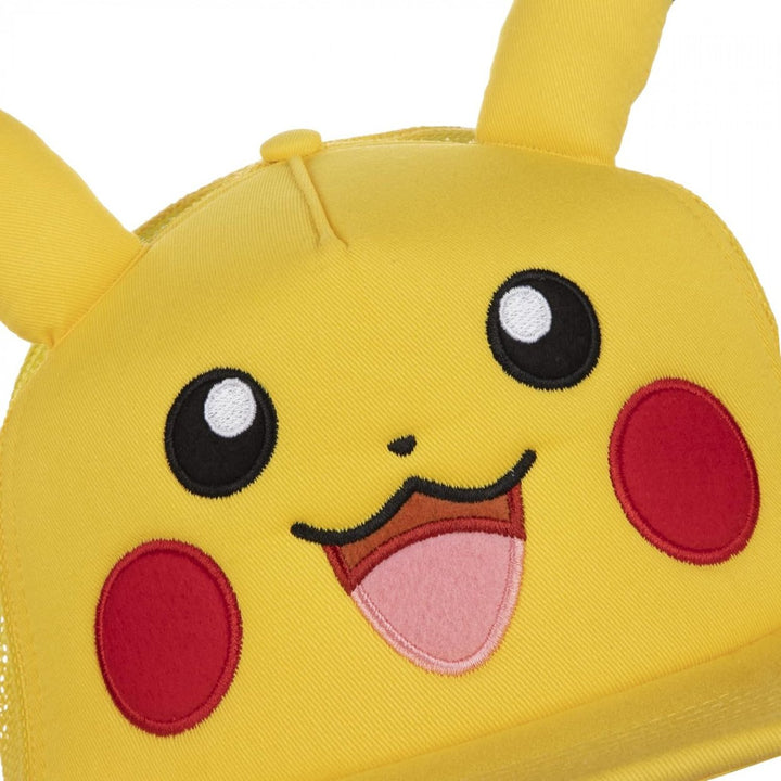 Pokemon Pikachu Big Face Hat with Ears Image 4