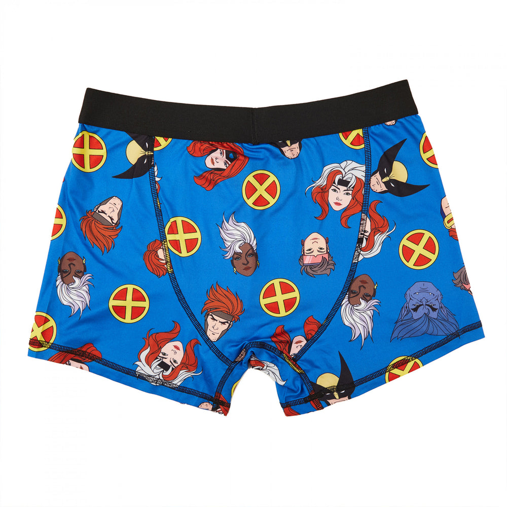 X-Men Logo and Heroes Mens Underwear Boxer Briefs Image 2