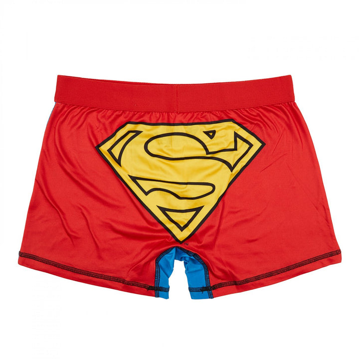 Superman Logo Character Armor Cosplay Mens Underwear Boxer Briefs Image 3