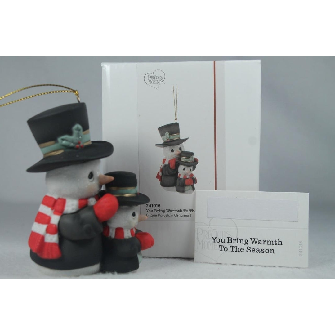 Precious Moments-You Bring Warmth To The Season 2024 Snowman Orn. 241016 NIB Image 3